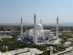 A-view-shows-a-mosque-during-an-inauguration-ceremony-in-Shali