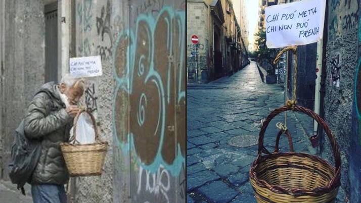 ‘যদি পারেন কিছু রেখে যান, না পারলে নিয়ে যান’