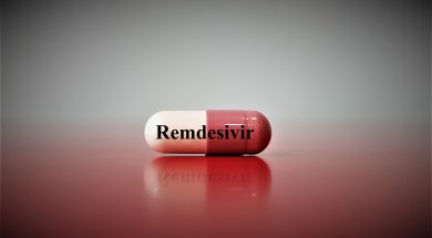 Medication of antiviral capsule(remdesivir drug) for treatment and prevention of new corona virus infection(COVID-19,novel coronavirus disease 2019 or nCoV 2019 from Wuhan. Pandemic infectious concept