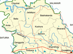 Dhamrai Upazila Map – Dhaka District