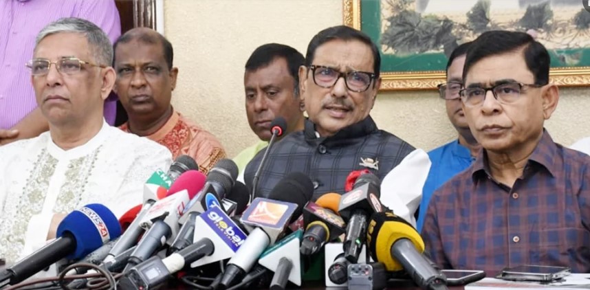 আমাদের চলার পথে প্রধান বাধা বিএনপি: ওবায়দুল কাদের