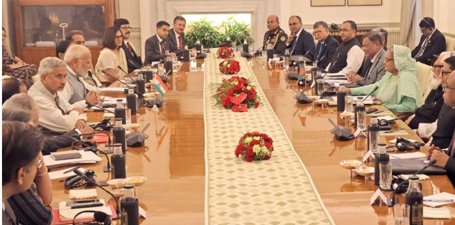 হাসিনা-মোদি বৈঠকে ১০ সমঝোতা স্মারক সই