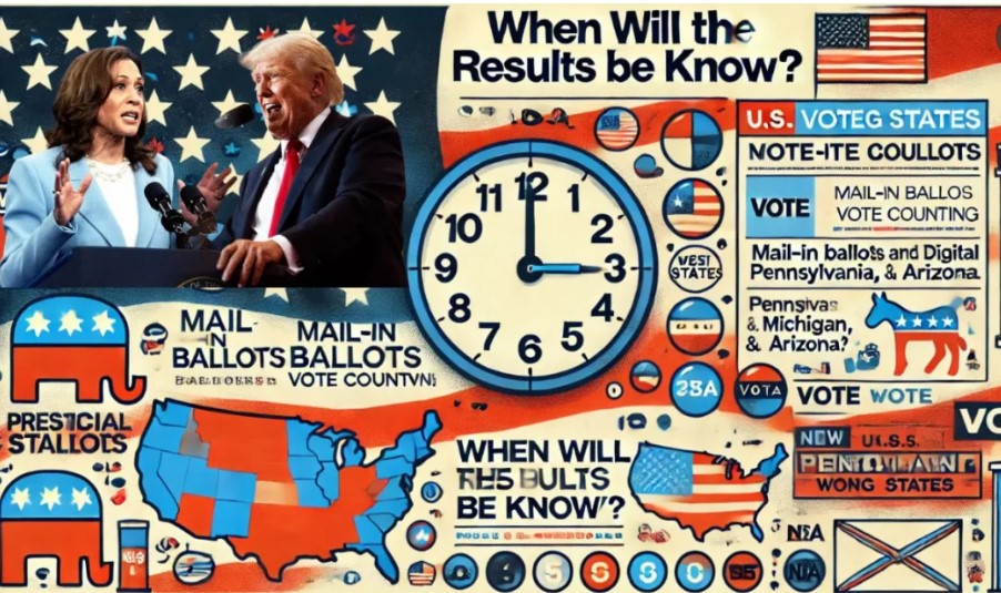 যুক্তরাষ্ট্রের প্রেসিডেন্ট নির্বাচনের ফল কখন জানা যাবে?