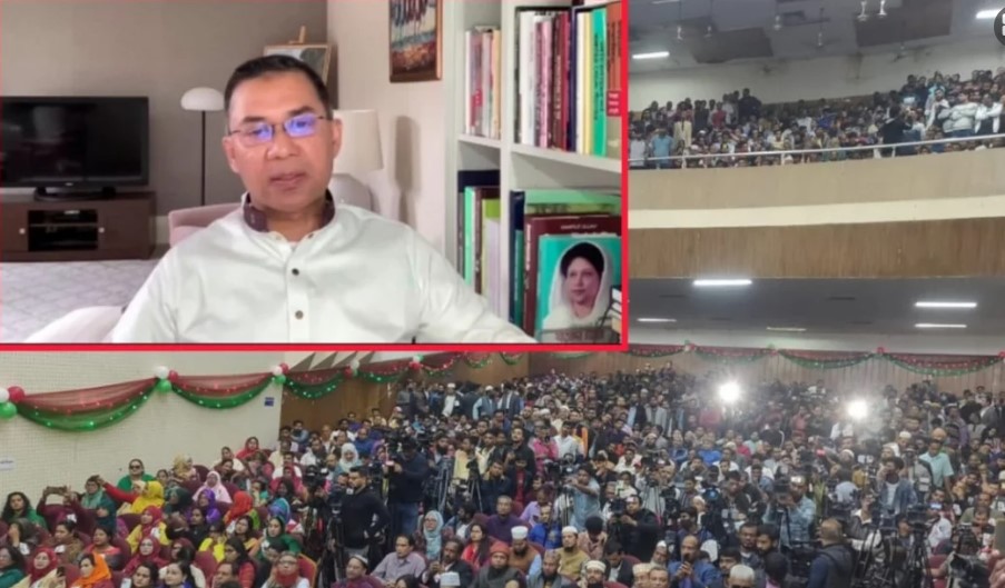 অচিরেই নি র্বা চ নি  রো ডম্যাপে যাত্রা শু রু করবে বাংলাদেশ: তারেক রহমান