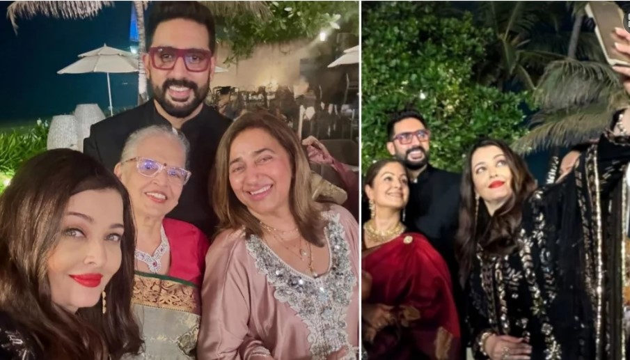 ডি ভো র্স গু ঞ্জ ন উড়িয়ে পার্টি মুডে ঐ শ্বরিয়া-অ ভিষেক