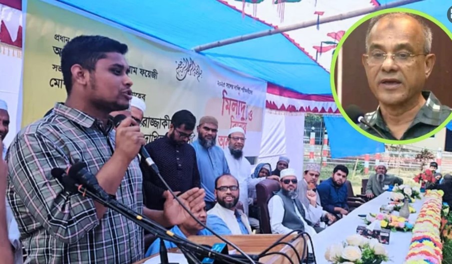 স্বরাষ্ট্র উপ দেষ্টার পদত্যাগে র দাবিতে হাসনাত আবদুল্লাহর সং হতি