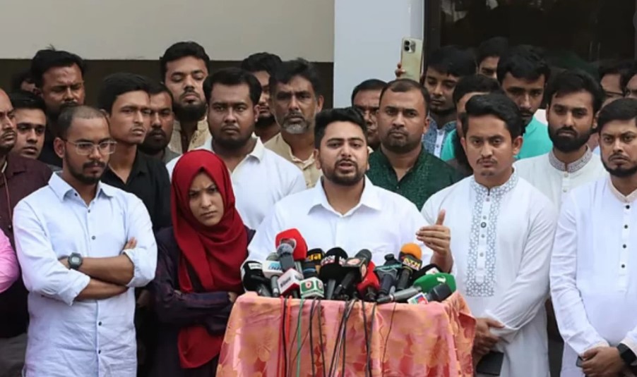 শাপলা না দেওয়ার বিষয়টি নির্বাচন কমিশনের স্বেচ্ছাচারিতা: নাহিদ ইসলাম