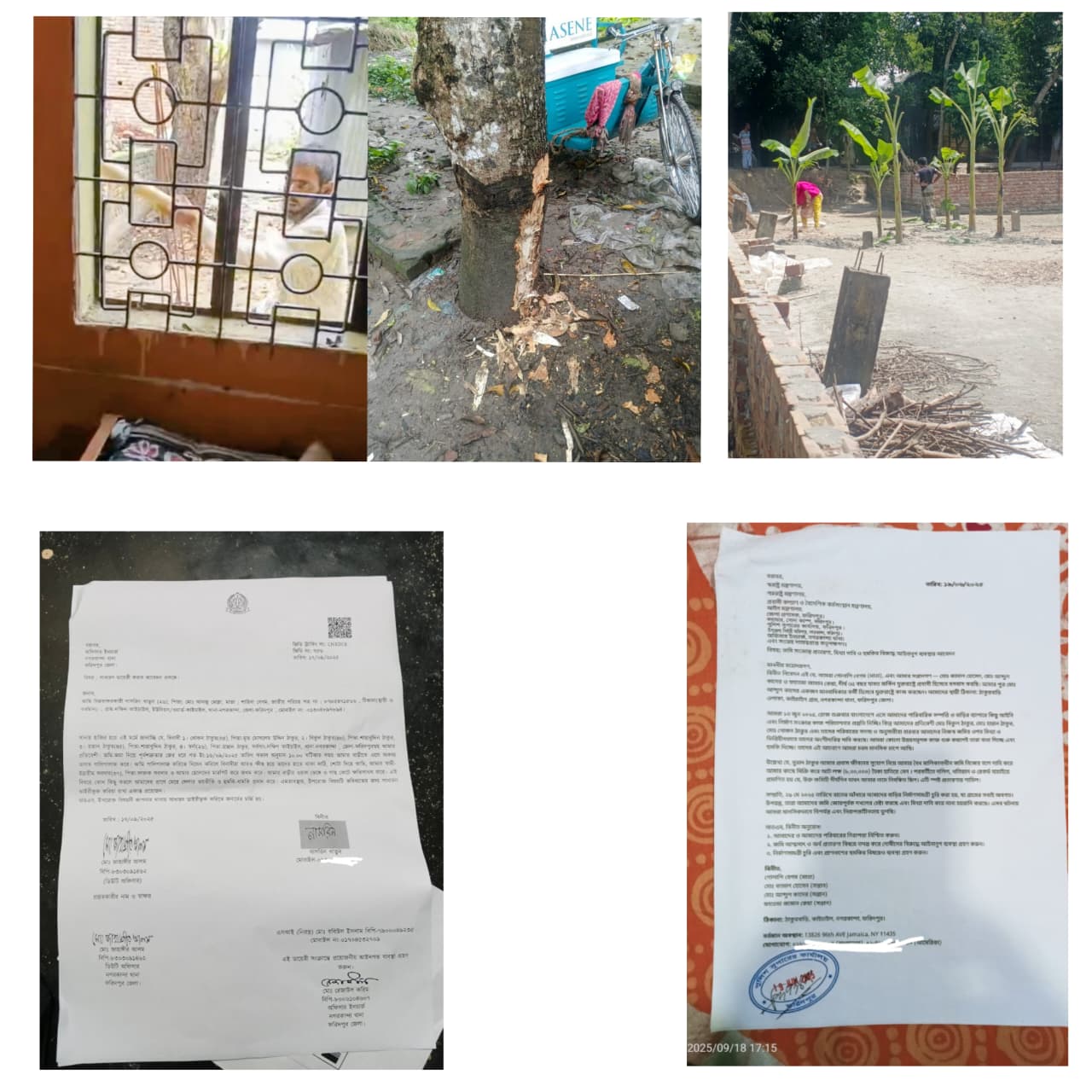 ভূমিদস্যু মুরাদ ঠাকুরের বিরুদ্ধে প্রবাসী গোলাপি বেগমের বাড়ি দখলের অভিযোগ