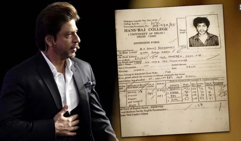 শাহরুখ খানের কলেজের মার্কশীট ভাইরাল, অংকে এবং পদার্থবিদ্যায় ৭৮
