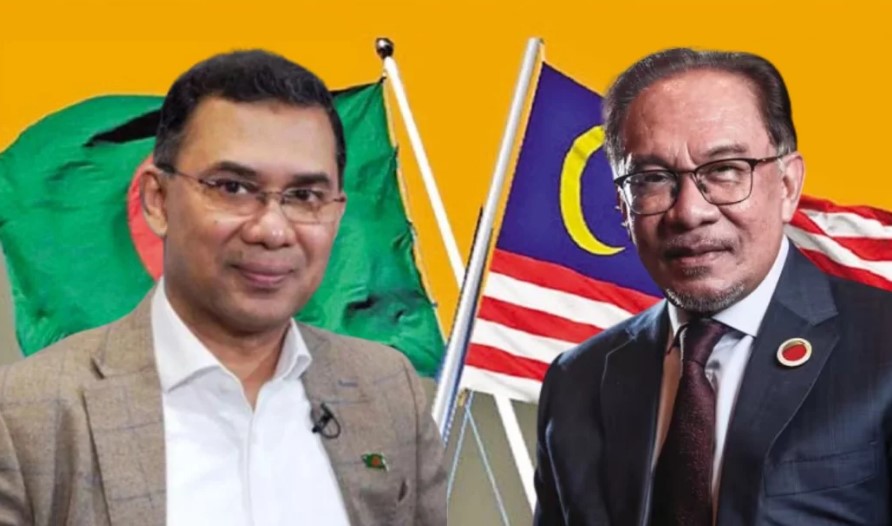 প্রধানমন্ত্রী তারেক রহমানকে মালয়েশিয়া সফরের আমন্ত্রণ জানালেন আনোয়ার ইব্রাহিম
