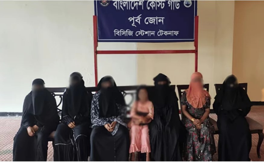 সাগরপথে মালয়েশিয়া পাচারের চেষ্টার সময় ৭ নারী-শিশুকে উদ্ধার